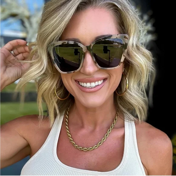 DIFF Bella ll Tortoise Shell Sunglasses is available for  display picture 1